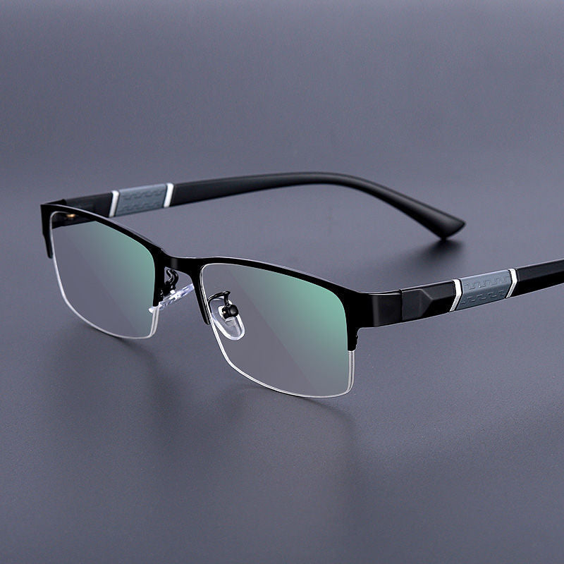 Anti-blue light flat frame sunglasses