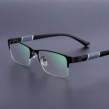 Anti-blue light flat frame sunglasses