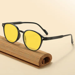 Bright black frame night vision lens
