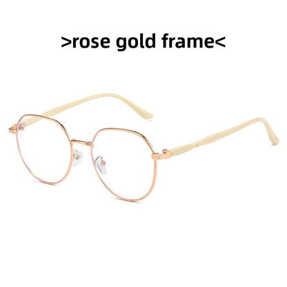 Anti Blue Light Photochromic Metal Frame Glasses