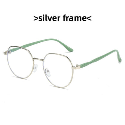 Anti Blue Light Photochromic Metal Frame Glasses