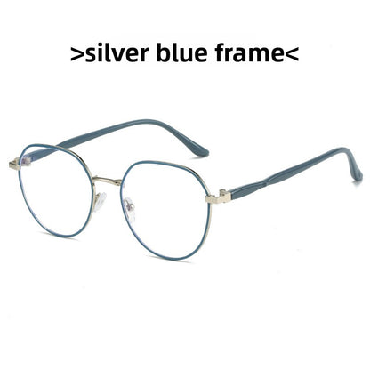 Anti Blue Light Photochromic Metal Frame Glasses
