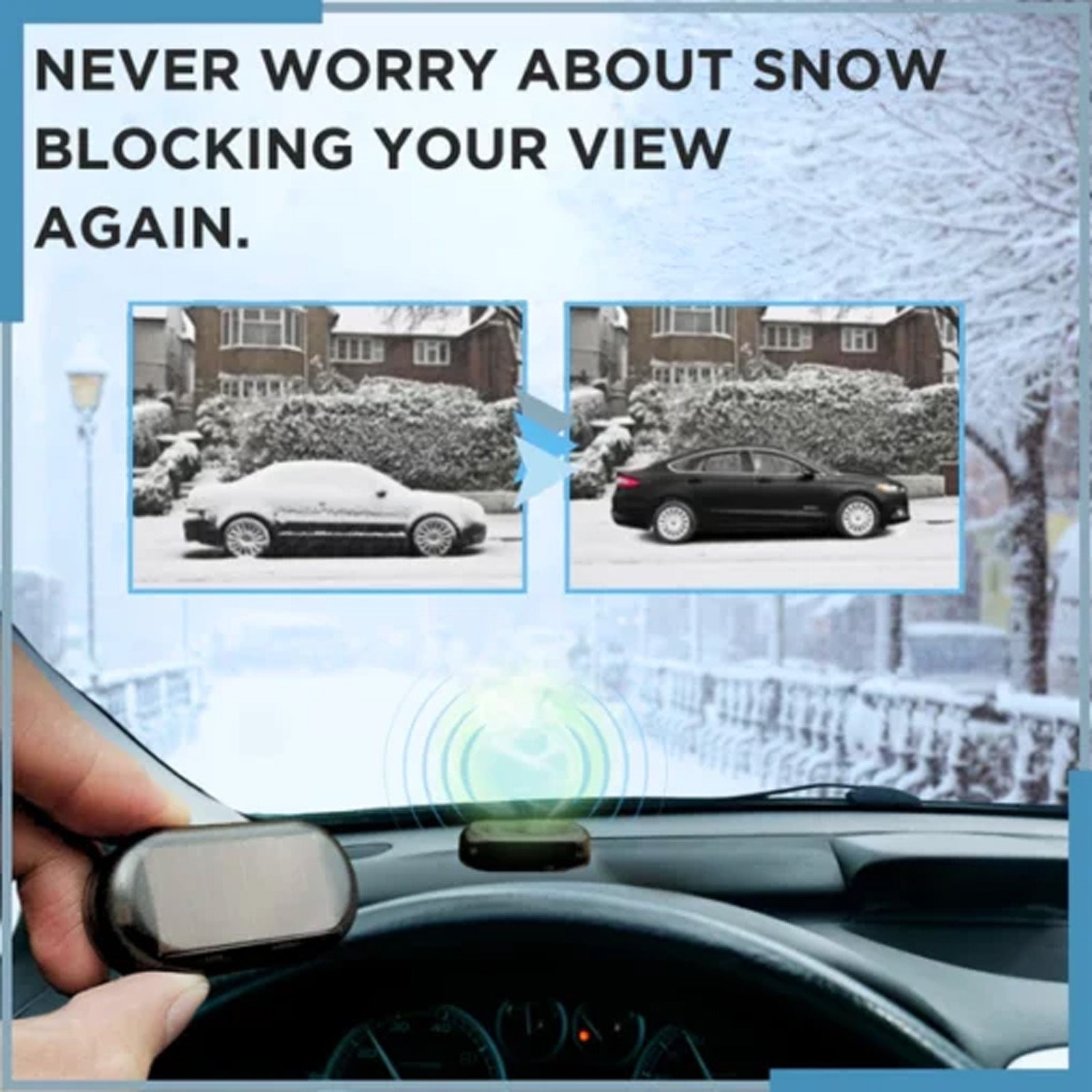 Anti-freezing and anti-snow device