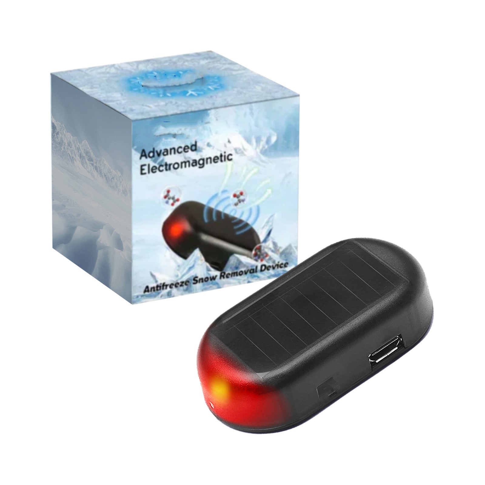 Anti-freezing and snow removal device