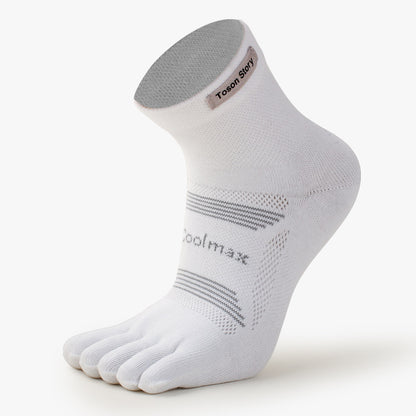 Anti-friction and sweat-absorbing five-finger socks