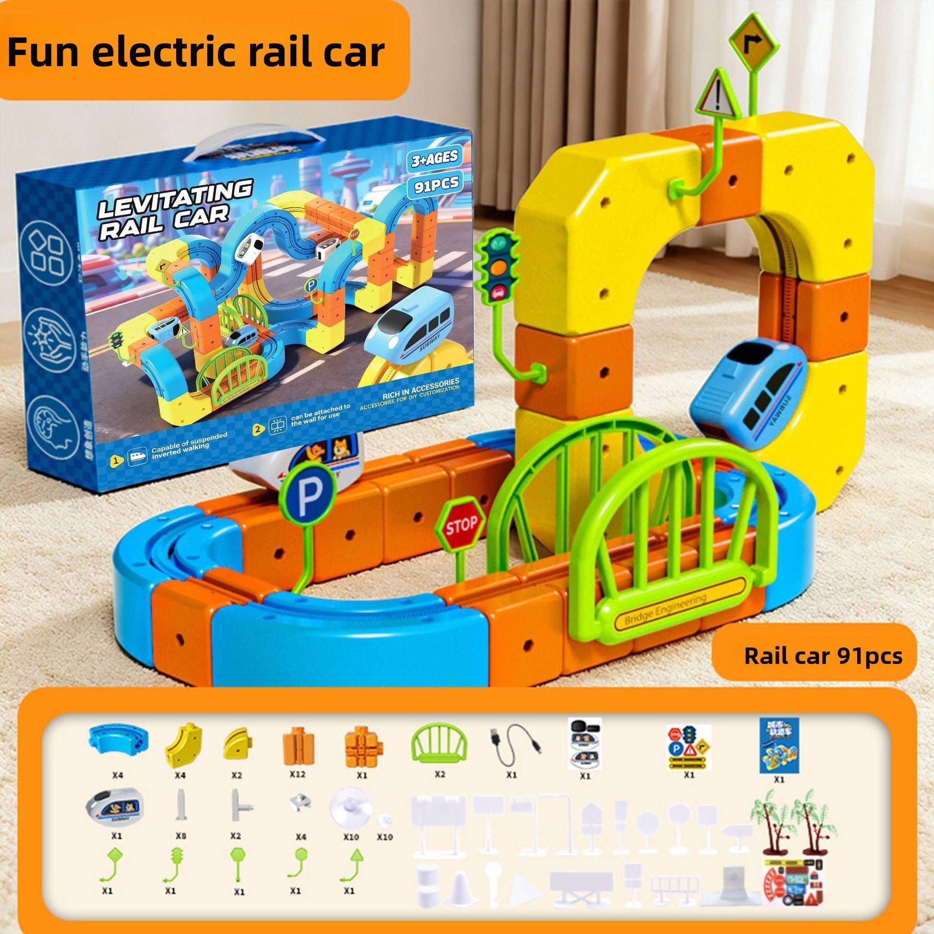 Anti-Gravity Magnetic Transformable Track Vehicle