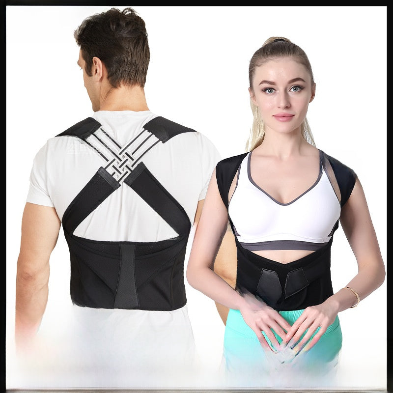 Anti-hunchback invisible posture correction belt