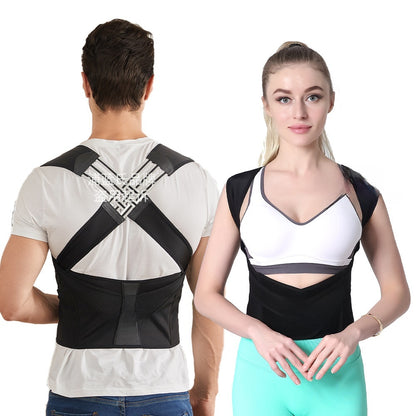Anti-hunchback invisible posture correction belt