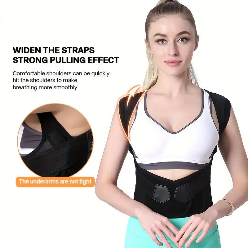 Anti-kyphosis corrective belt