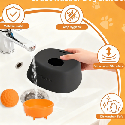 Anti-Overflow Slow-Feeding Pet Bowl