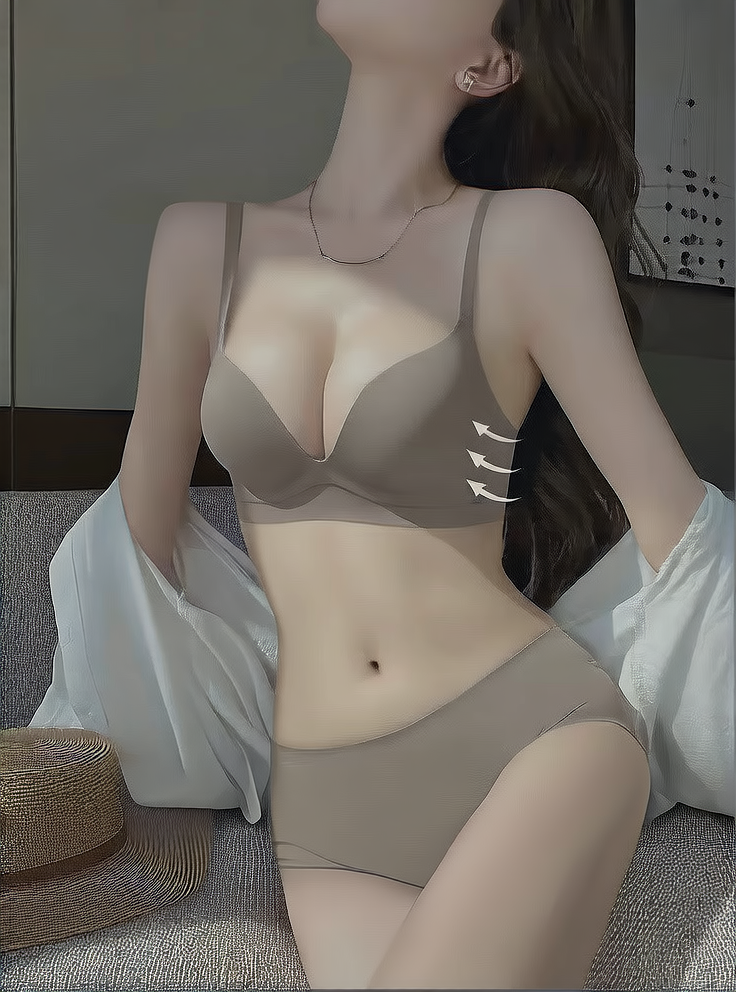 Anti-sagging bra set