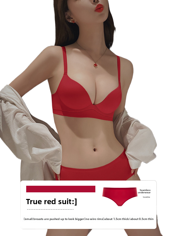 Anti-sagging bra set
