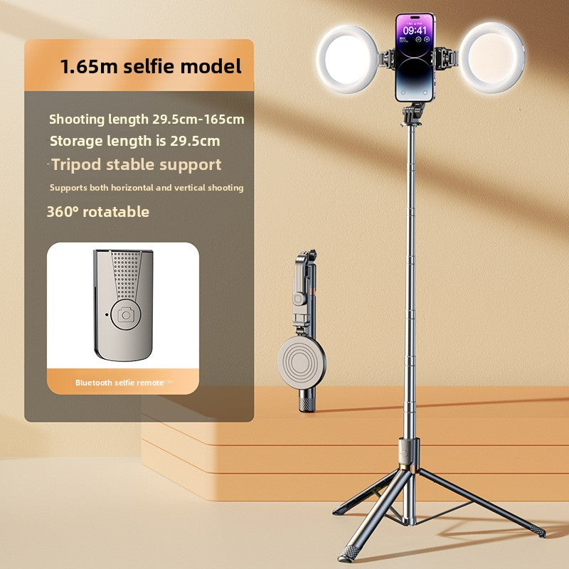 Anti-shake selfie stick phone holder