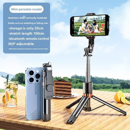 Anti-shake selfie stick phone holder