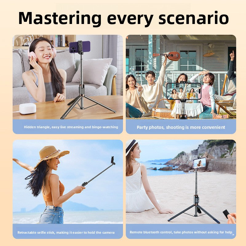 Anti-shake selfie stick phone holder