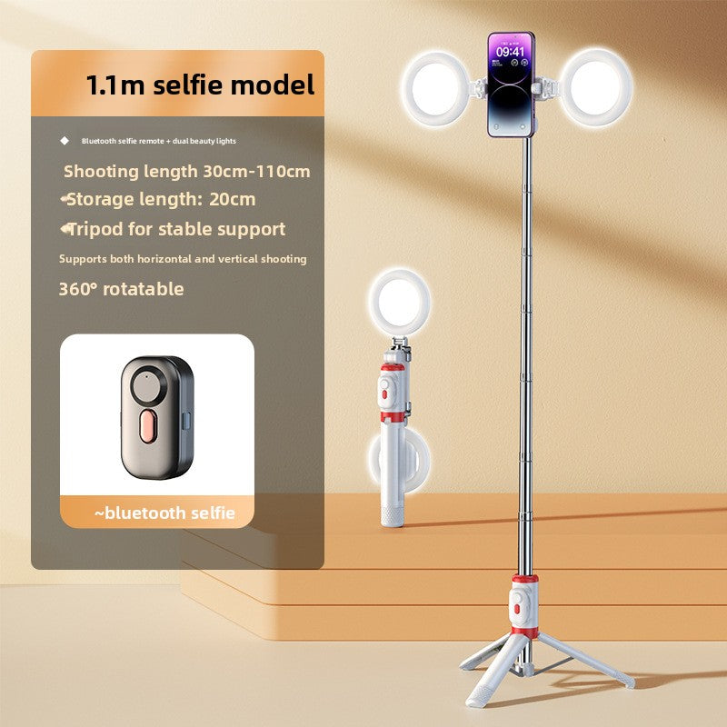 Anti-shake selfie stick phone holder