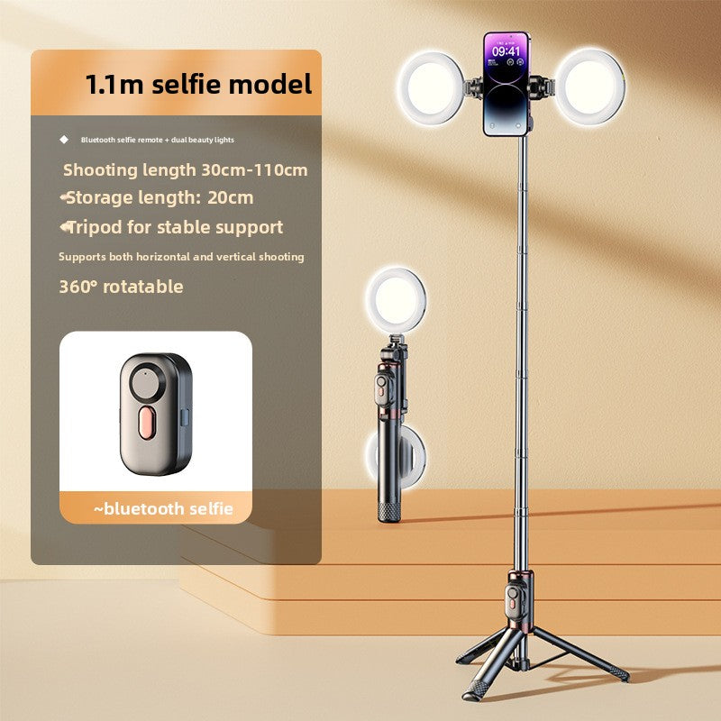 Anti-shake selfie stick phone holder