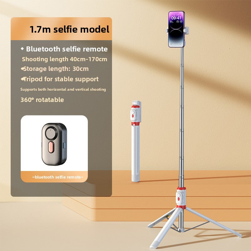 Anti-shake selfie stick phone holder