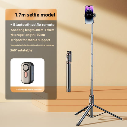 Anti-shake selfie stick phone holder
