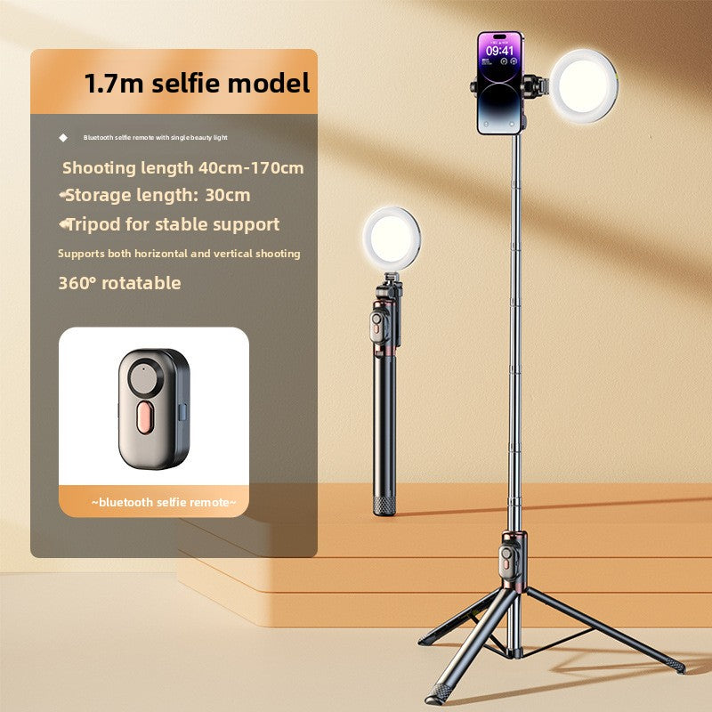 Anti-shake selfie stick phone holder