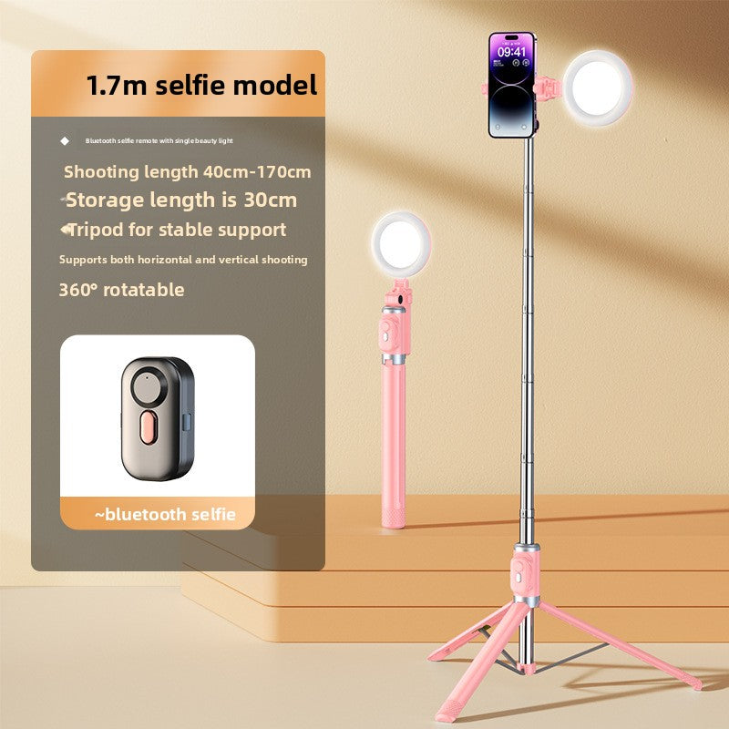 Anti-shake selfie stick phone holder