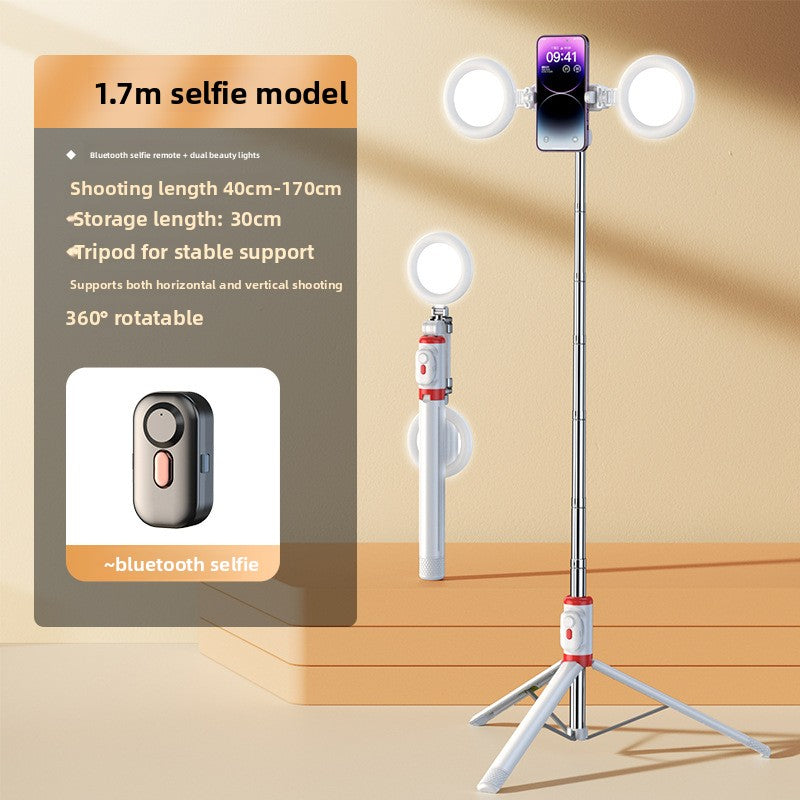 Anti-shake selfie stick phone holder