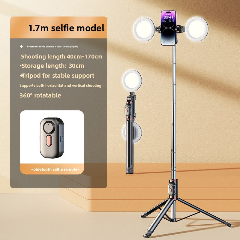 Anti-shake selfie stick phone holder