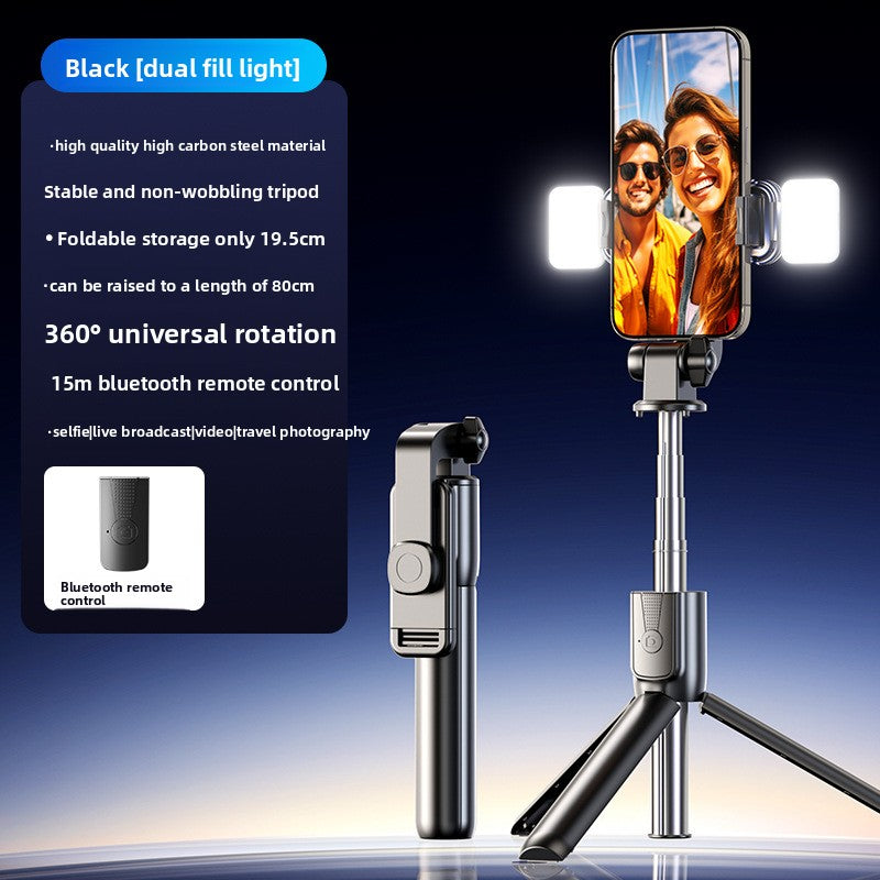 Anti-shake selfie stick phone holder