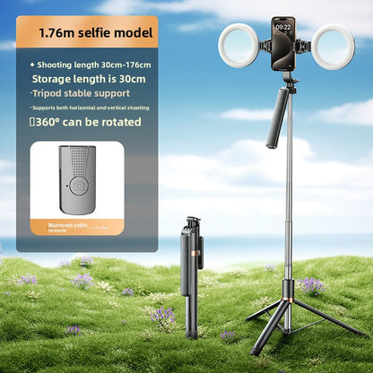 Anti-shake selfie stick phone holder
