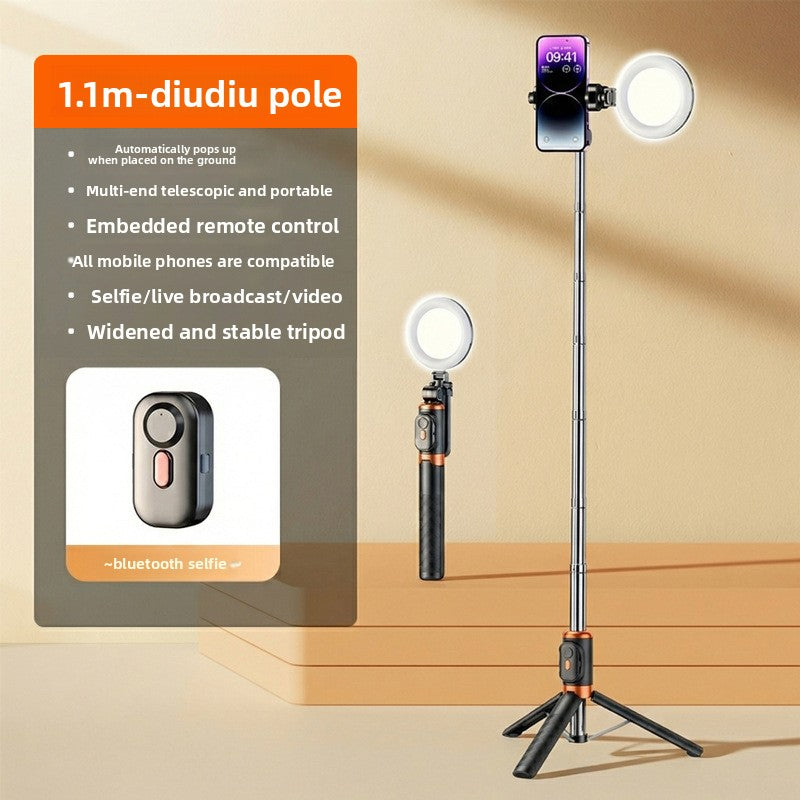 Anti-shake selfie stick phone holder