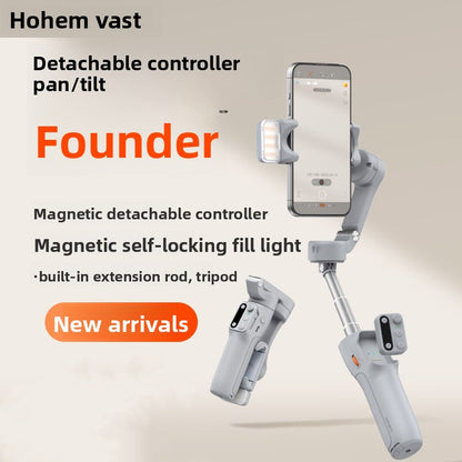 Anti-shake selfie stick shooting 360-degree rotation automatic