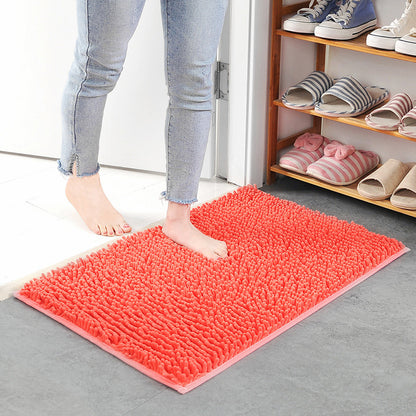 Anti-slip absorbent mat for bathroom
