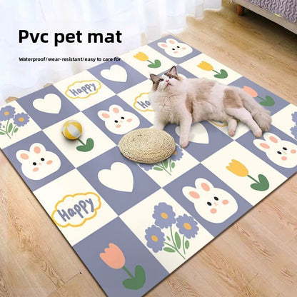 Anti-slip and dirt-resistant floor mat, household kitchen mat