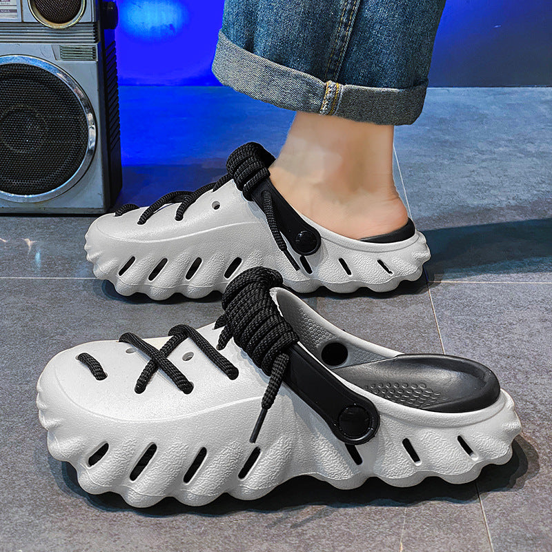 Anti-slip and odor-resistant beach sandals for students