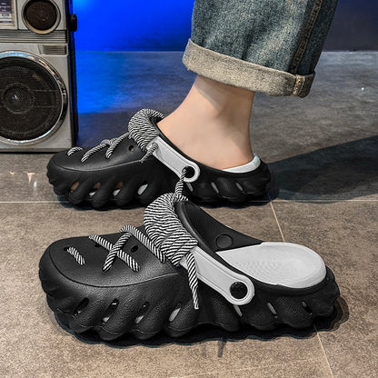 Anti-slip and odor-resistant beach sandals for students