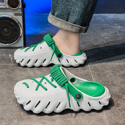 Anti-slip and odor-resistant beach sandals for students