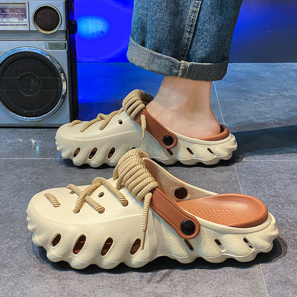 Anti-slip and odor-resistant beach sandals for students
