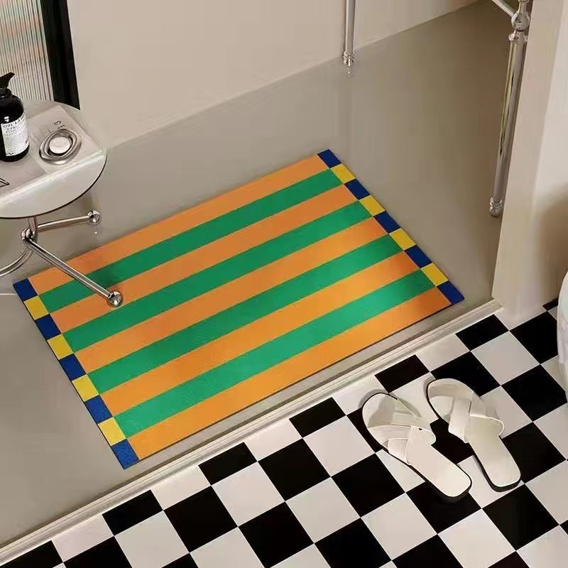 Anti-slip bathroom mat
