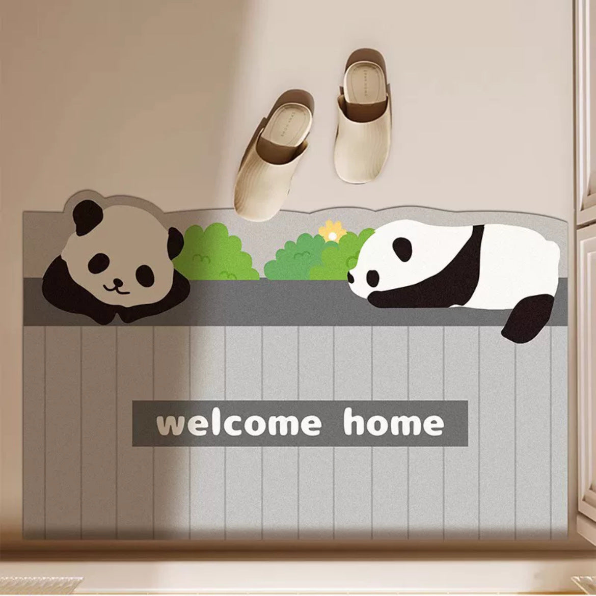 Anti-slip bathroom water-absorbing carpet
