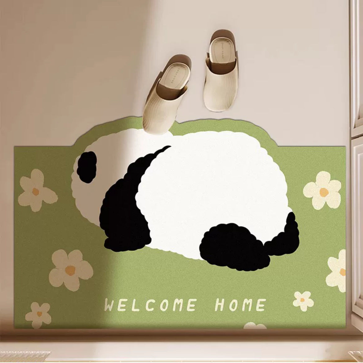 Anti-slip bathroom water-absorbing carpet