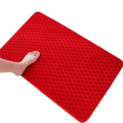 Anti-slip door MATS for kitchens and bathrooms