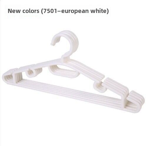 Anti-slip multi-functional plastic clothes hanger