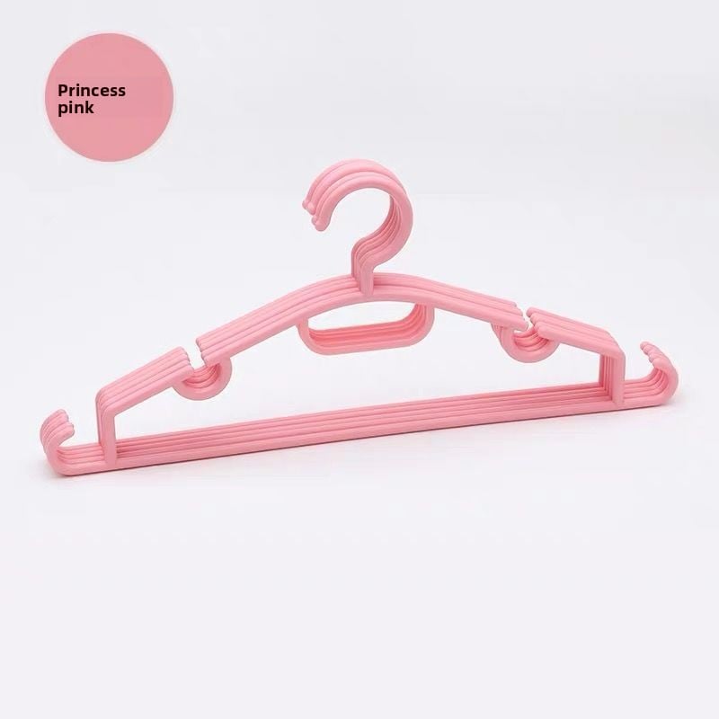 Anti-slip multi-functional plastic clothes hanger