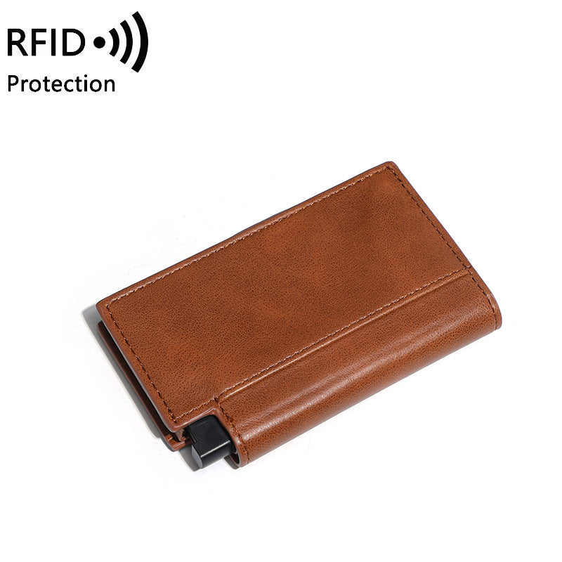 Anti-slip plain-colored wallet