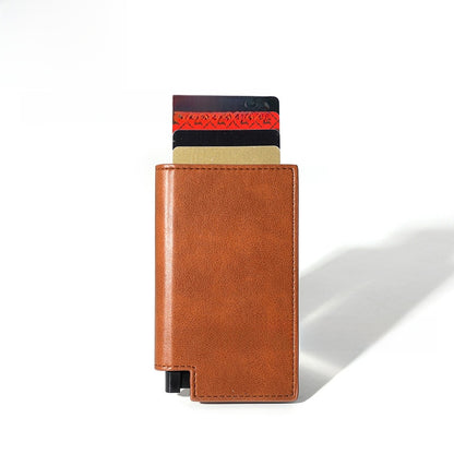 Anti-slip plain-colored wallet