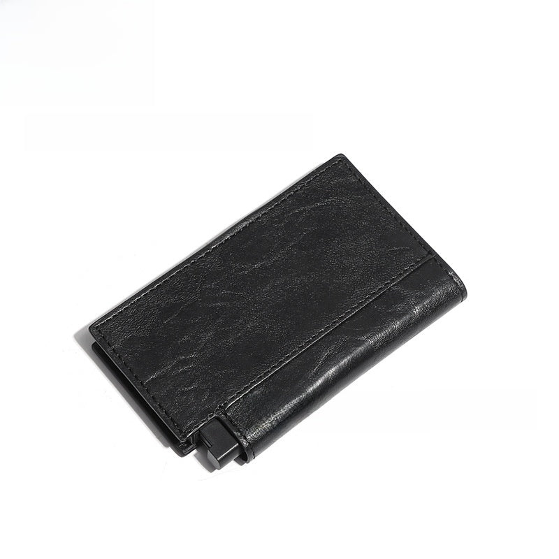 Anti-slip plain-colored wallet