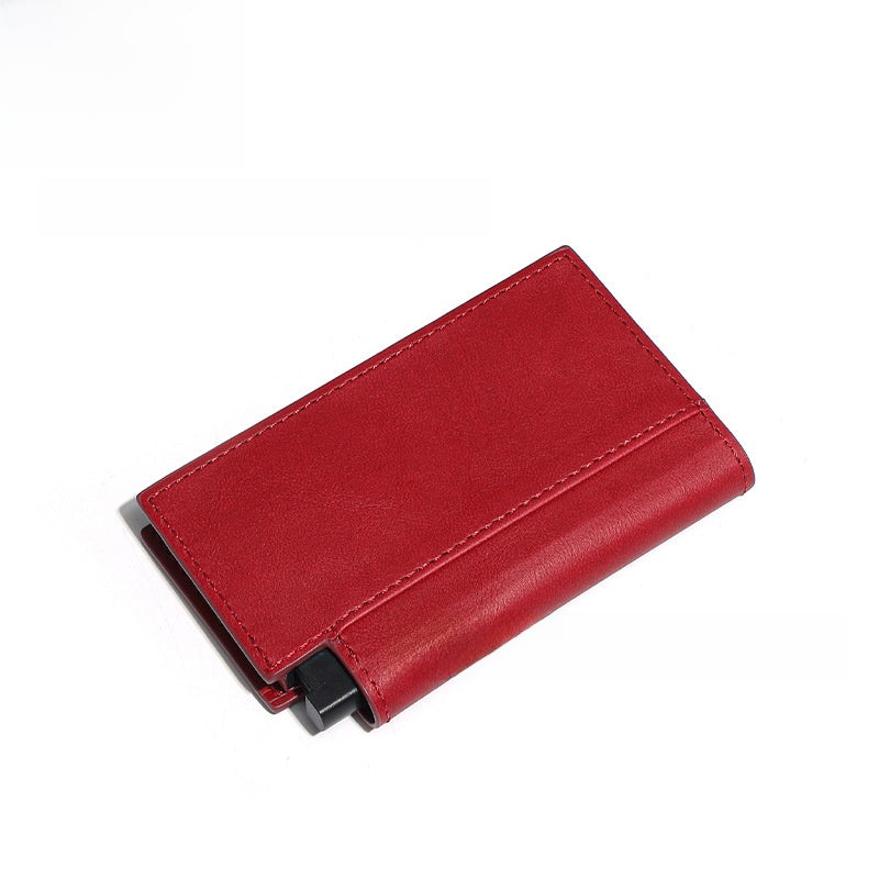 Anti-slip plain-colored wallet