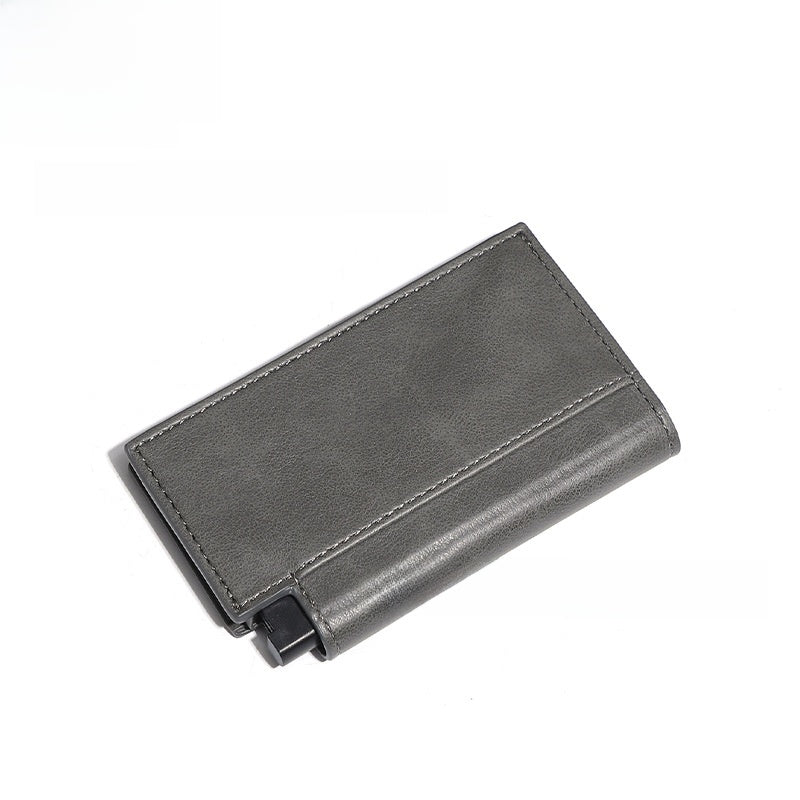 Anti-slip plain-colored wallet