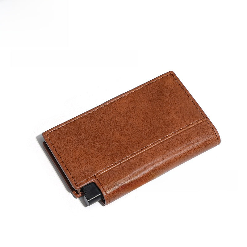 Anti-slip plain-colored wallet