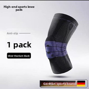 Anti-Slip Silicone Sports Knee Brace with 3D Weaving